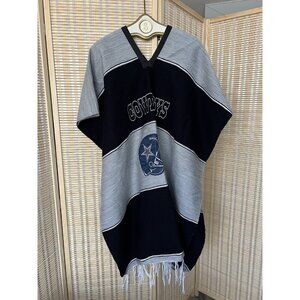 Dallas Cowboys NFL Poncho / Woven Embroidered Fringe